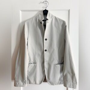 John Varvatos Runway Collection Men’s Light Seafoam Green Military Jacket